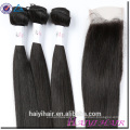 Haiyi Cheveux Dropsgip En Gros Grade 10A 20 Pouces Droite Vierge Malaisienne Cheveux Humains Qingdao